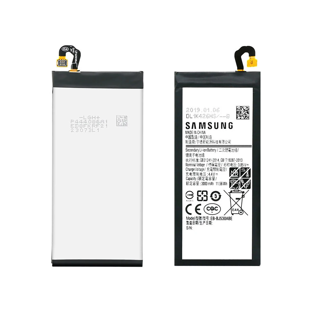 100% Оригинальная Аккумуляторная батарея для Samsung Galaxy J5 2017 J530 EB-BJ530ABE J530Y J530FM J530G J530YM