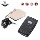 Блок питания для татуировки с ЖК-дисплеем, набор инструментов для перманентного макияжа бровей