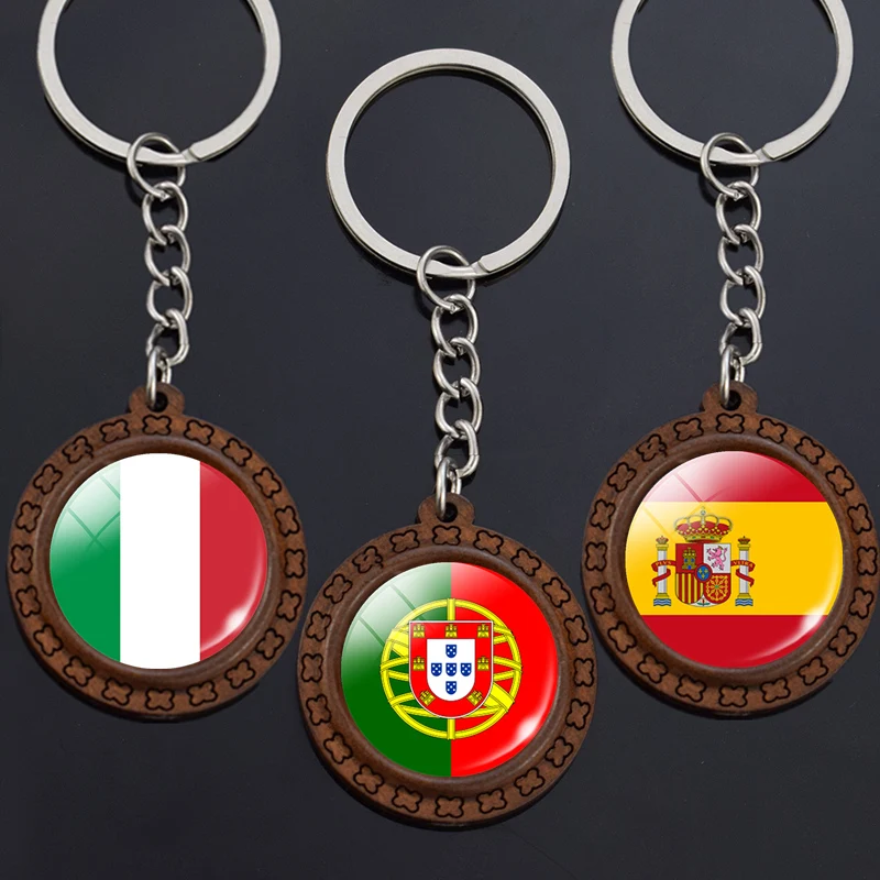 Безделушка с южно европейским флагом памятник английским Испания Андорра