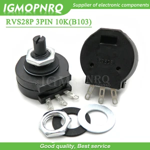 Запчасти для сварочного аппарата RVS28 B103, 5 шт., RVS28P-B103, 2 Вт, 10 к, 3 контакта, оригинальный новый Электрический сварочный аппарат потенциометр машины
