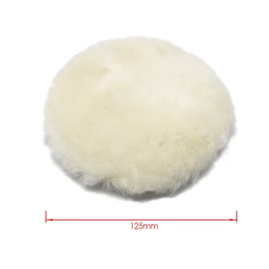 Шерстяной полировальный диск TASP 2 шт. 125 мм 5 дюймов, автомобильная полировальная насадка, полировка воском, полировка, полировка автомобильной краски, полировочные колодки для автомобиля, полировщик