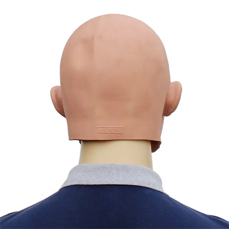 Латексная маска плачущего ребенка - аксессуар для костюма, имитация головы младенца для Хэллоуина.