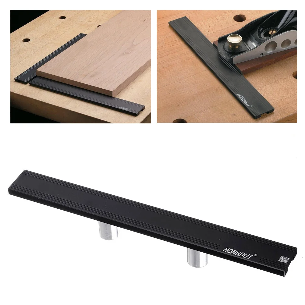 

19mm/20mm Dog Hole Baffle Plate Bench Woodworking Tools Auxiliary Clamp Workbench Table Aluminum Alloy DIY Planing Stop Board
