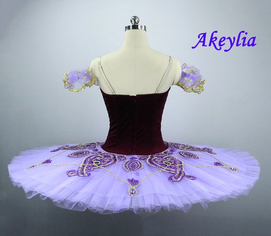 Классический костюм тутового цвета балетная пачка для женщин Профессиональный