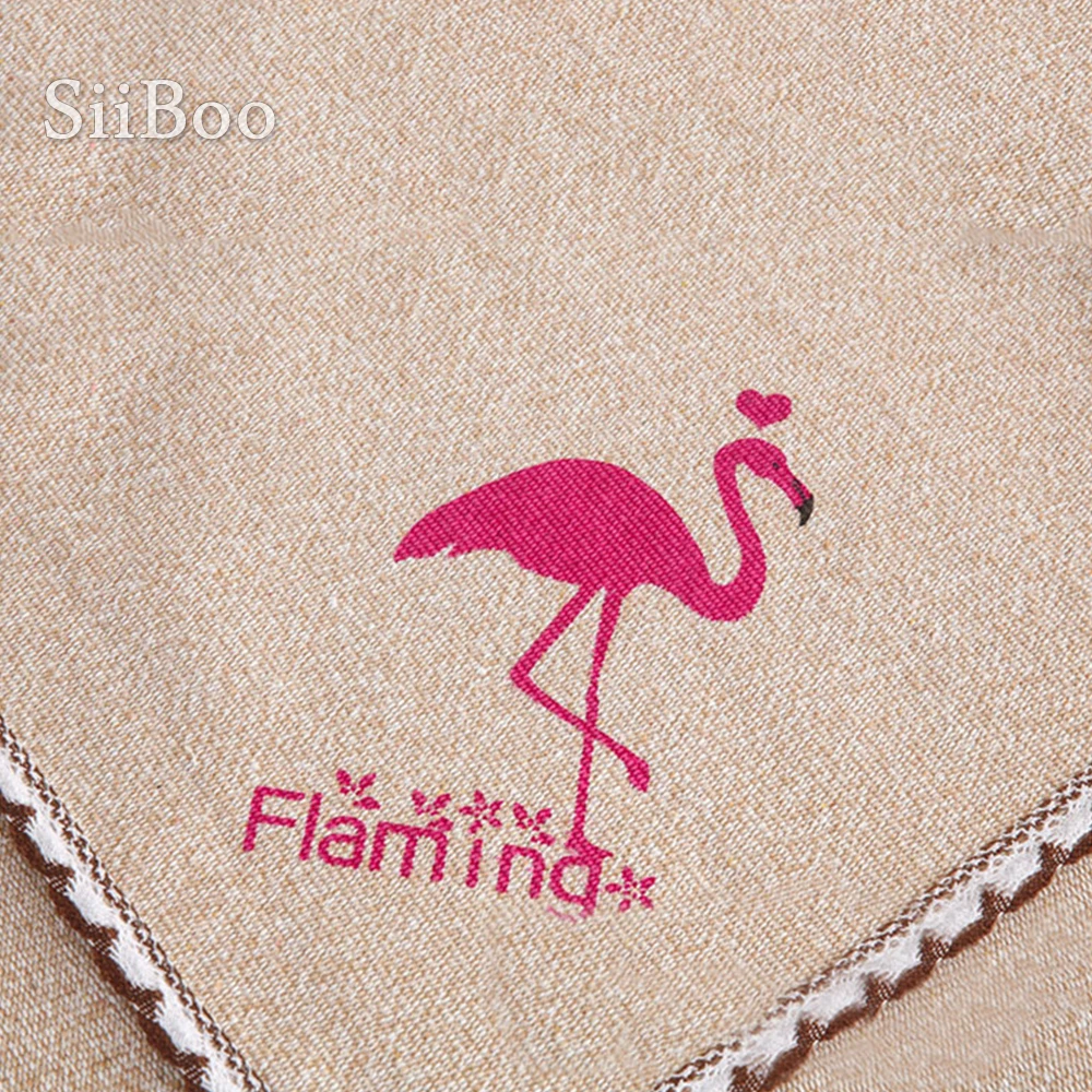 Чехол для дивана из хлопка с принтом фламинго чехлы мебели гостиной защитный