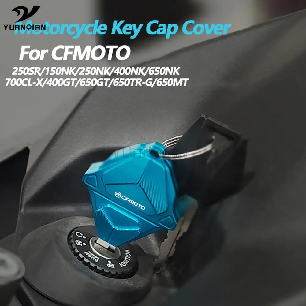 

Motorcycle Aluminum Alloy Key Cover Key Head Protection Cover For CFMOTO NK150 NK250 NK400 400GT 650GT 650MT SR250 150NK 250NK