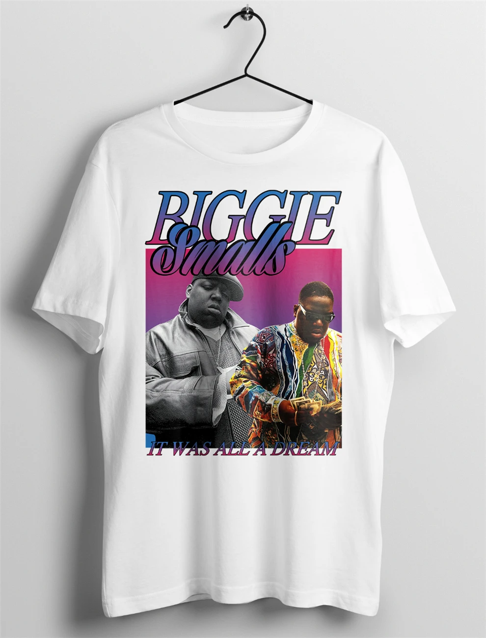 Biggie Small известный большой 90 винтажная Мужская футболка унисекс S 2Xl уличная