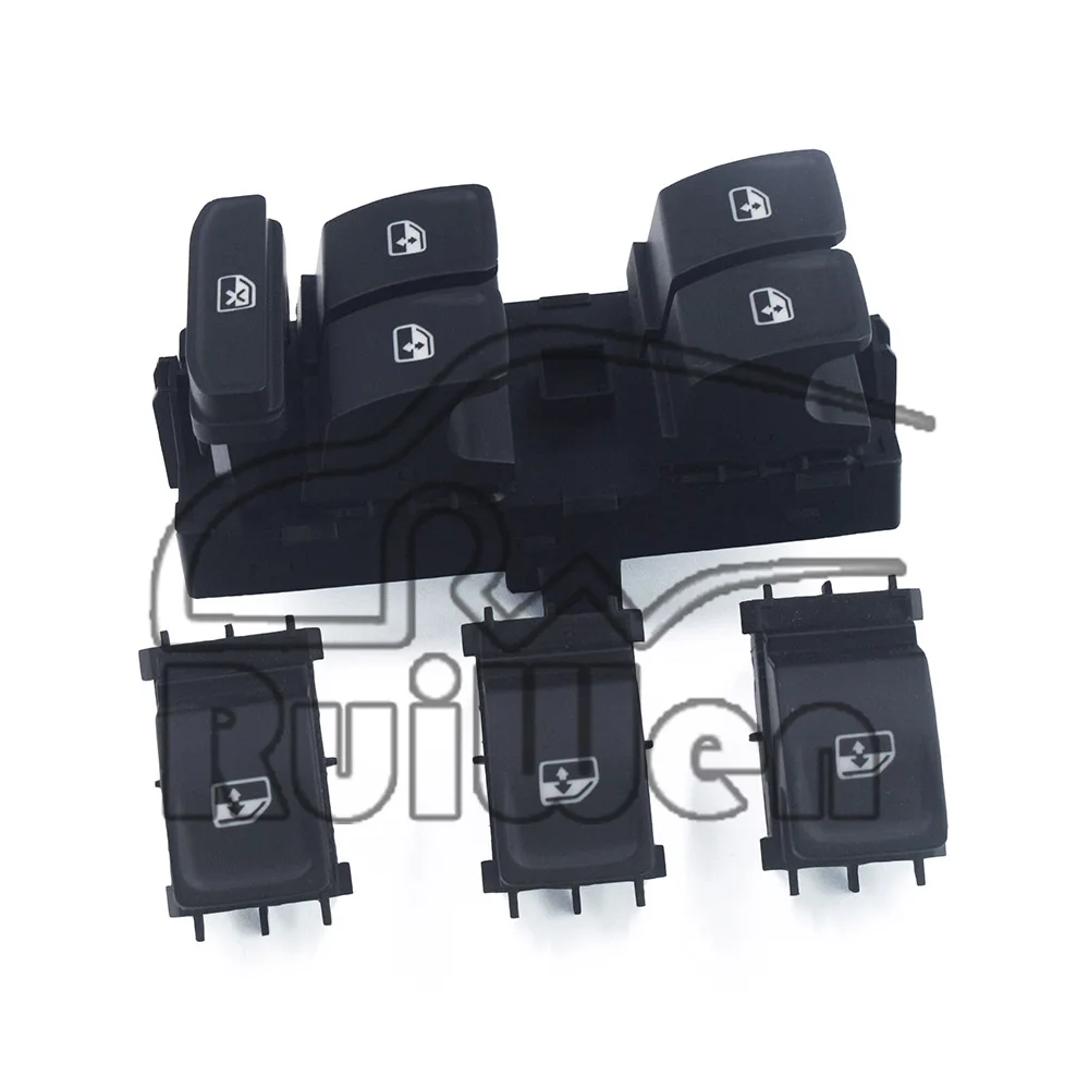 Выключатель стеклоподъемника для сиденья Ibiza Skoda Superb VW Golf Mk7 Passat B8 Tiguan allspace 5G0959857E 5G0959857F 5G0959857B - Цвет: Set