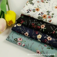 2mlot cotton print flower cloth poplin fabric for dress shirt headtie hat shoes accessories