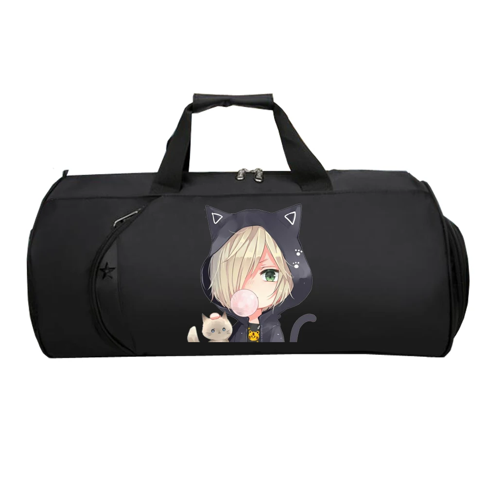 

anime YURI!!! on ICE Travel luggage Bag Men Women luggage Package teenagers Multifunctional Large Capacity bag