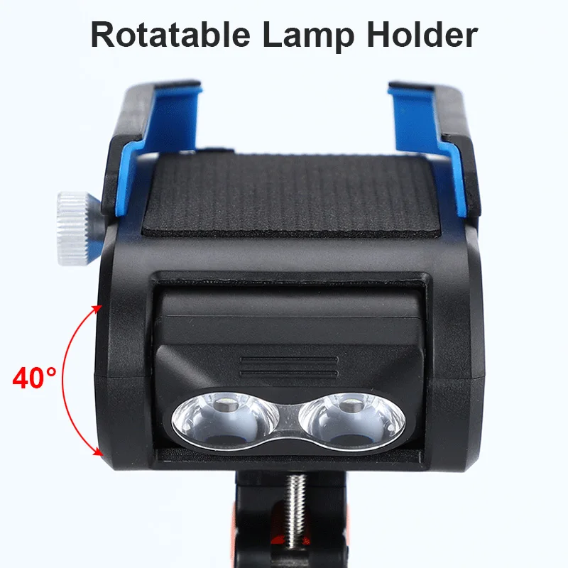 4 in 1 bicycle light front 2t6 led bike light usb rechargeable 4000mah power banks speaker phone holder mtb flashlight lantern free global shipping