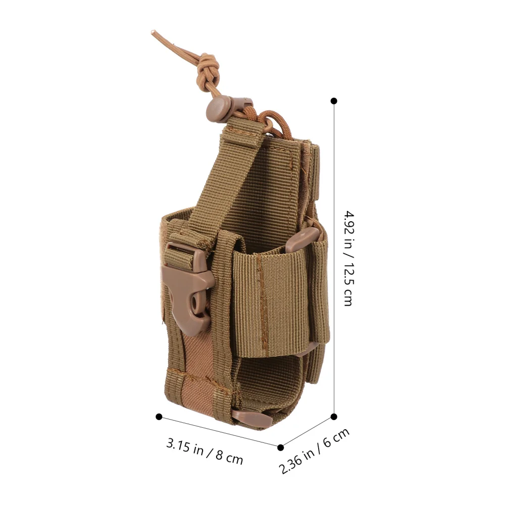 

Versatile Walkie Talkies Holder Adjustable Radio Holster Storage Pouch