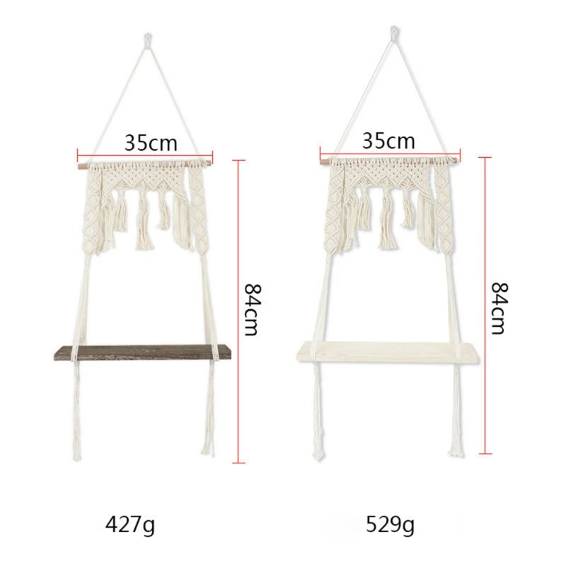 Декоративная хлопковая веревка в стиле бохо Тканый гобелен прочная плавающая