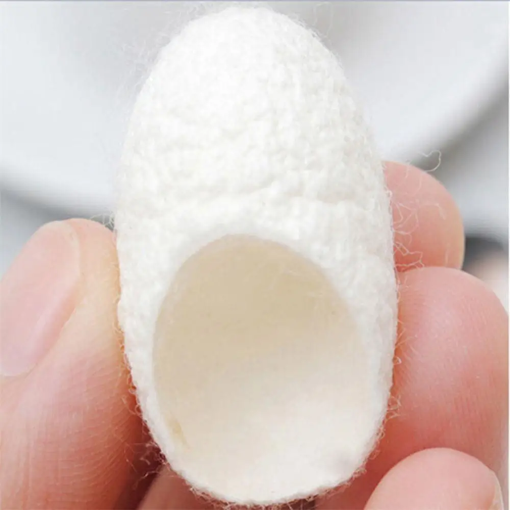 10 шт./компл. коконы из натурального шелкопряда шарики для отшелушивания и