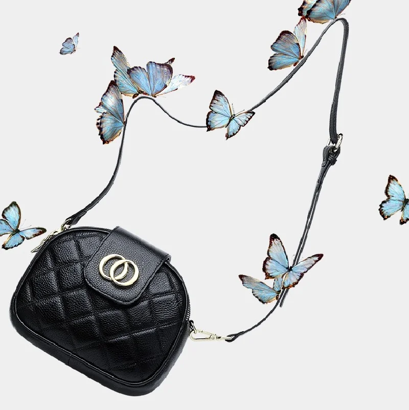 Роскошные новые круглые Сумки из натуральной кожи для женщин ZOOLER Эксклюзивные