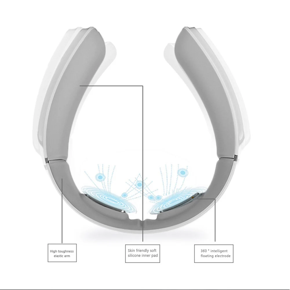 

5 Modes USB Charging Household Neck Massager Back Kneading Hammer Fast Heated Low-Frequency Neck Protector Health Care Promotion