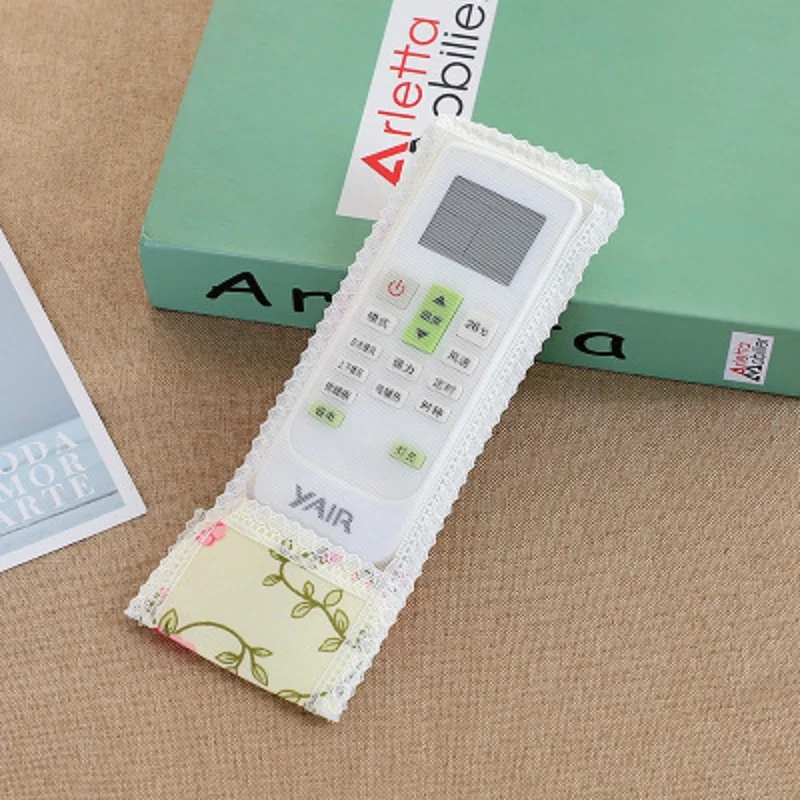 

1 Piece Fabric LAce Remote Control Cover Protector Mando TV Anti Dust Water Non-slip Home Stuff TV Air Condition Accessories