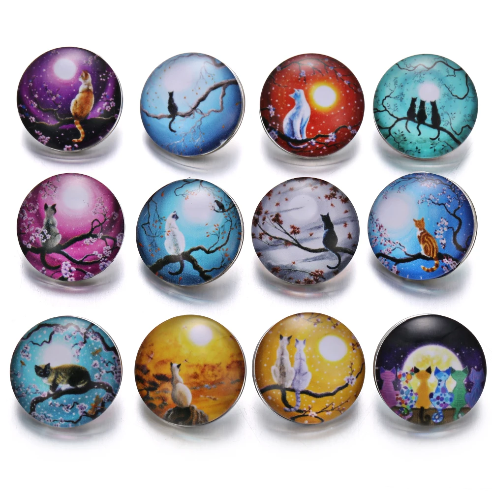 10 шт./лот новые смешанные оснастки ювелирные изделия ЛОШАДЬ тема Стеклянные