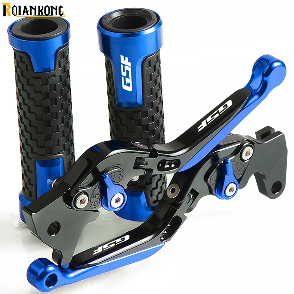 Логотип GSF ручка тормозной рычага сцепления мотоцикла регулируемые складные