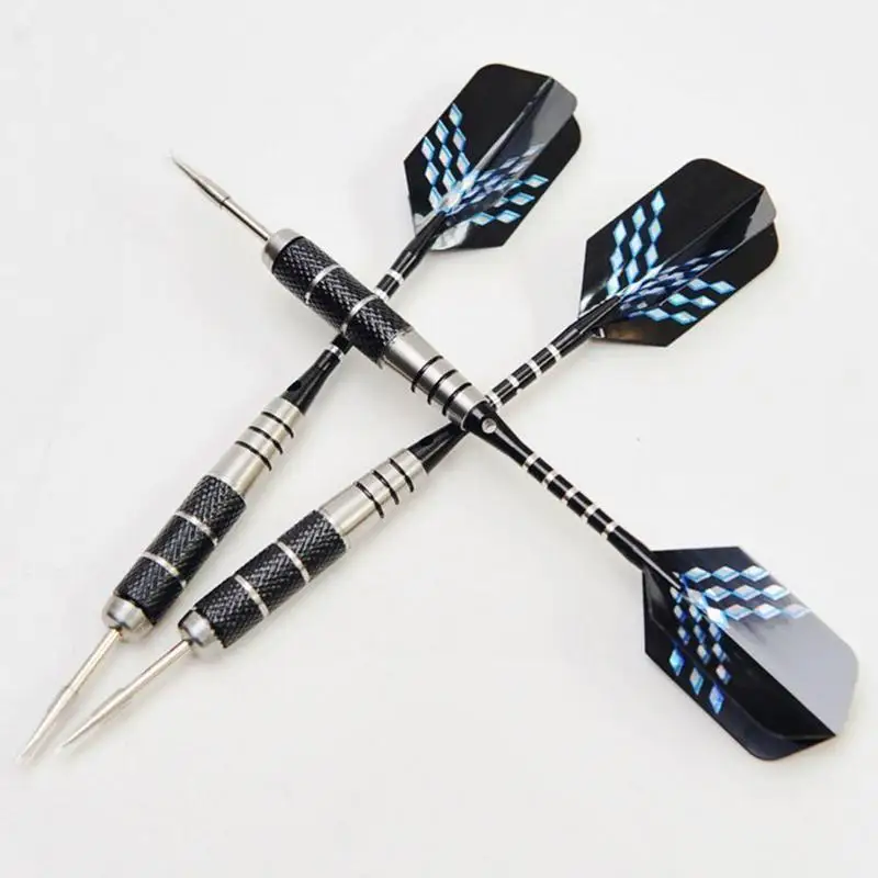 

1pcs 22g Tungsten Steel Darts Sports Entertainment Dart Plated Color Copper Random Nickel PET Body Dart Rod Flight W3A7