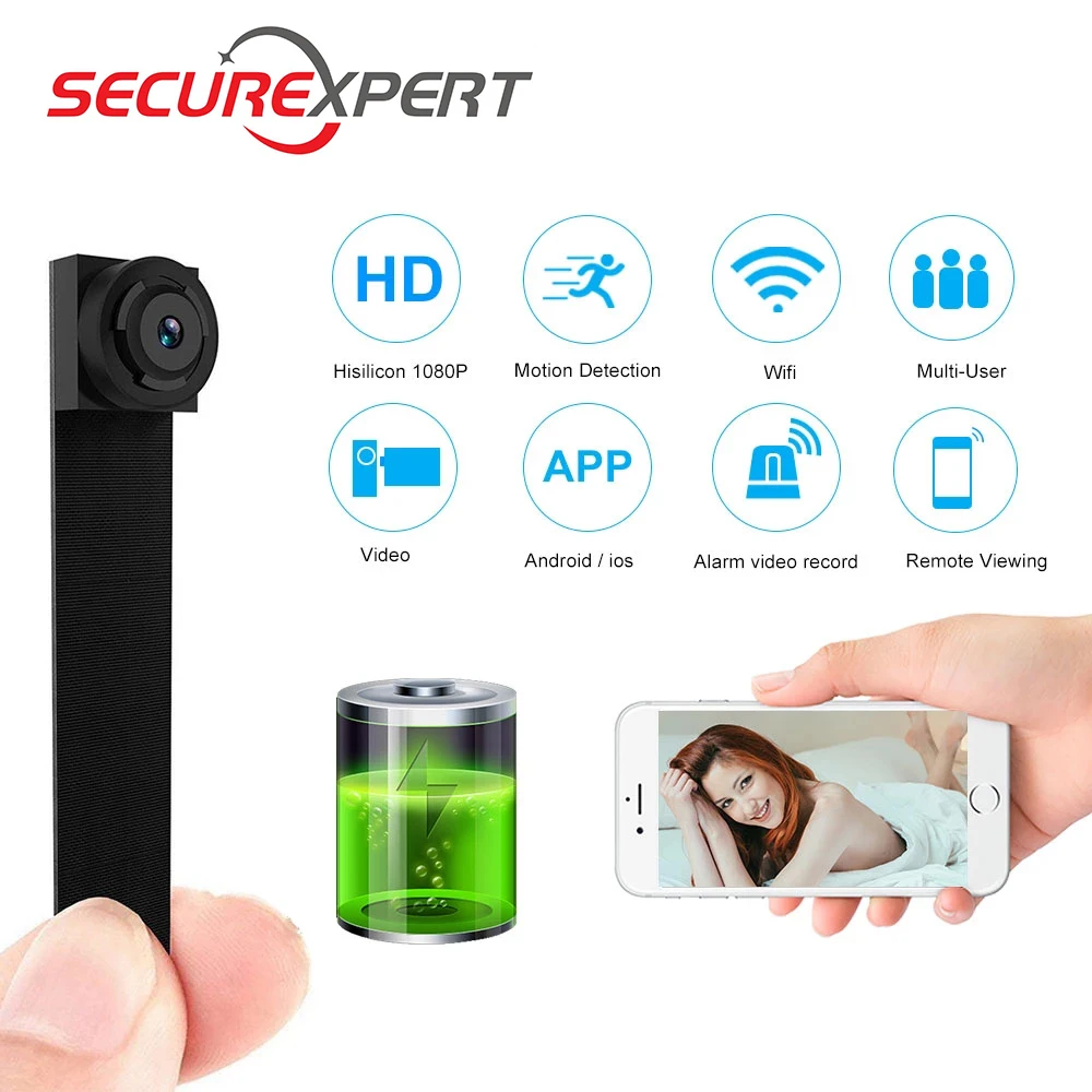 

IP-камера сетевая с дистанционным управлением, 1080P Full HD