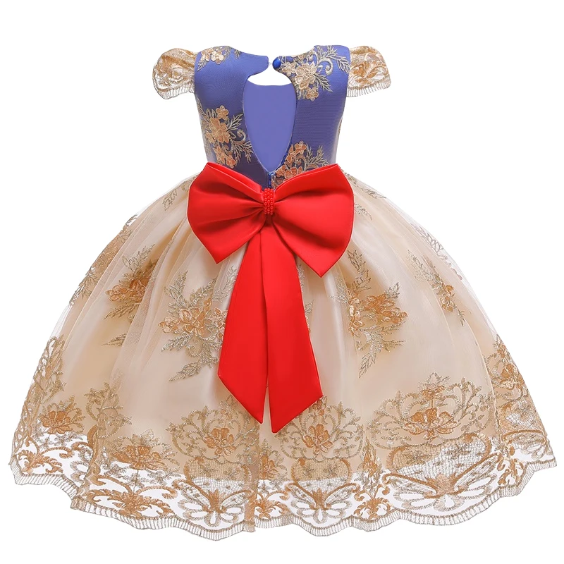 Причудливое платье в полоску для девочек детские платья вечерние вечеринки