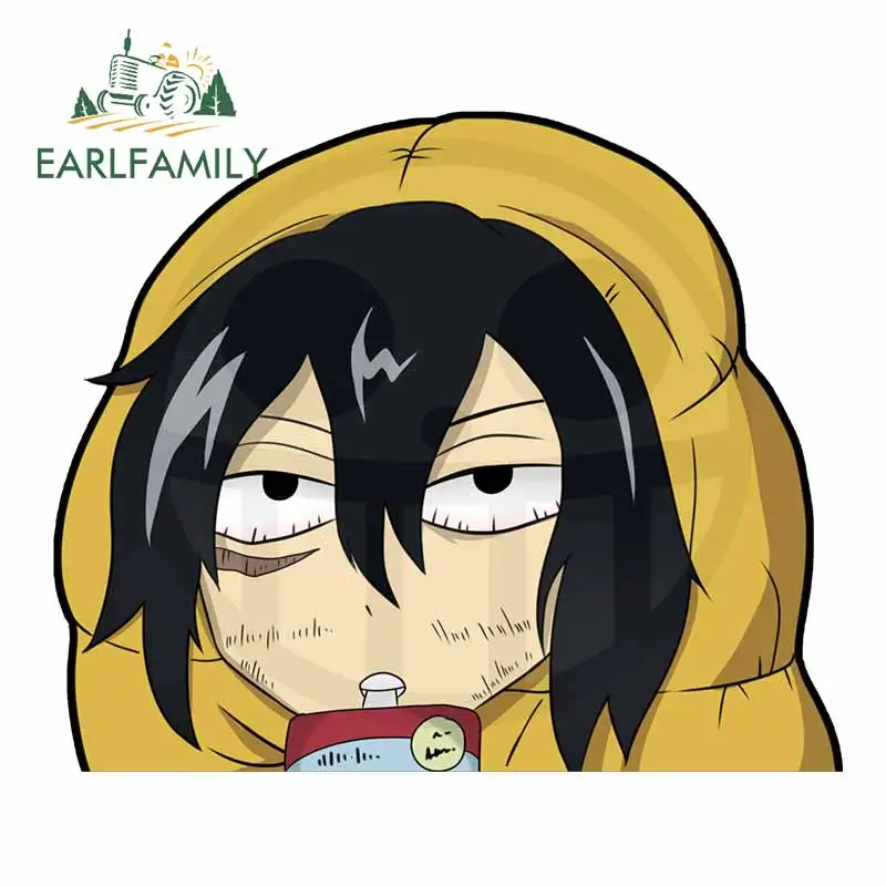 

EARLFAMILY 13 см x 10,8 см для Aizawa стикеры и украшения для сна, модные автомобильные аксессуары «сделай сам», царапины с окклюзией