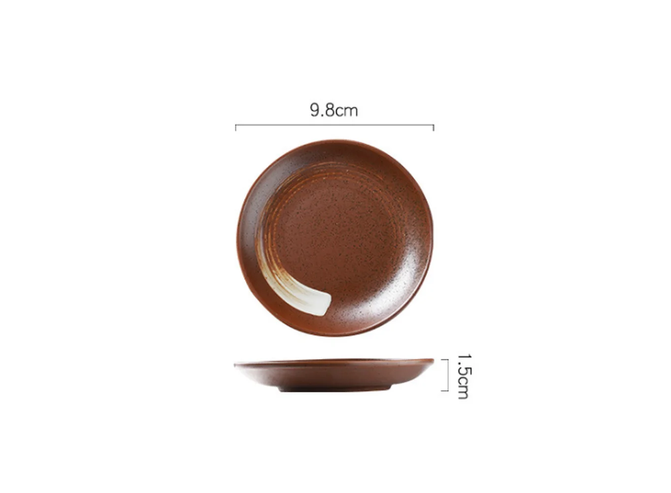 9,8*1,5 см японская столовая посуда в ретро стиле керамическая тарелка для дома, закуски, ужин, посуда для соевого соуса, Кухонное блюдо с узорами