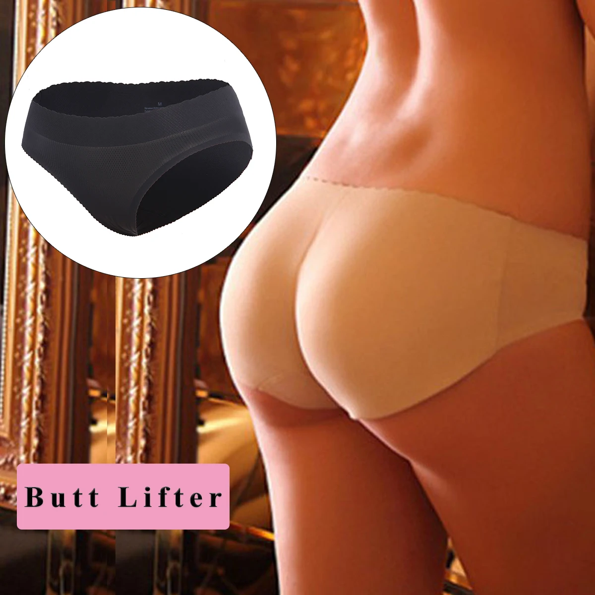 Ягодицы для женщин нижнее белье поддельные задницы сексуальные мягкие трусики