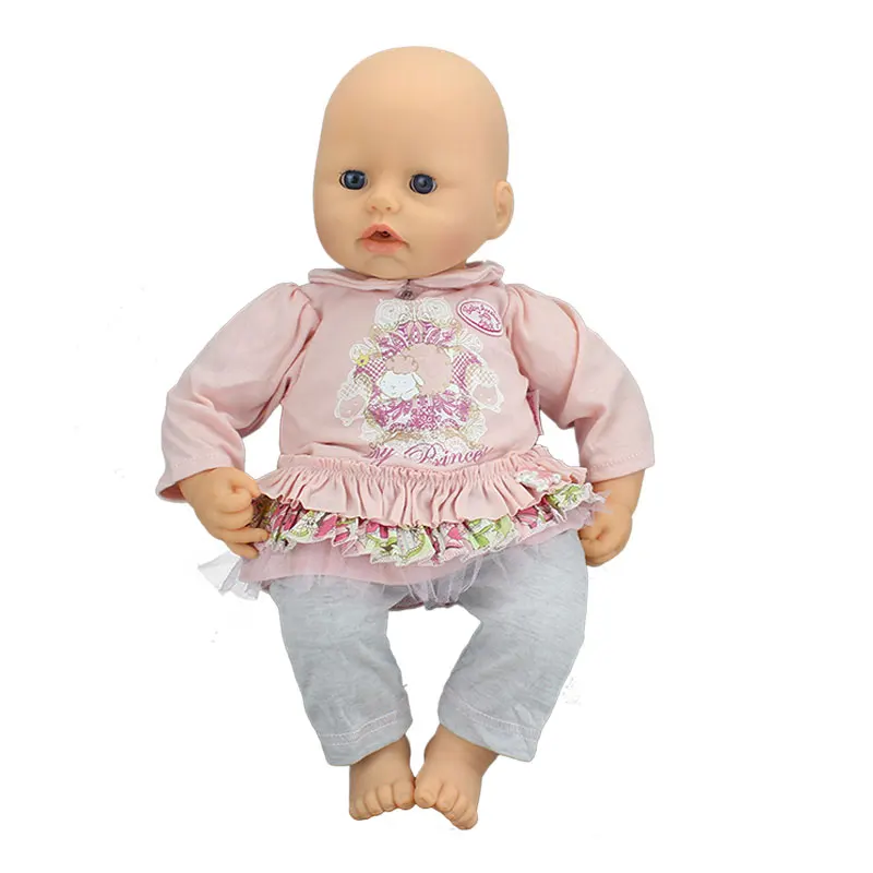 Новые куклы комбинезон одежда для 46 см Baby Annabell кукла 18 дюймов куклы одежда - Цвет: 01