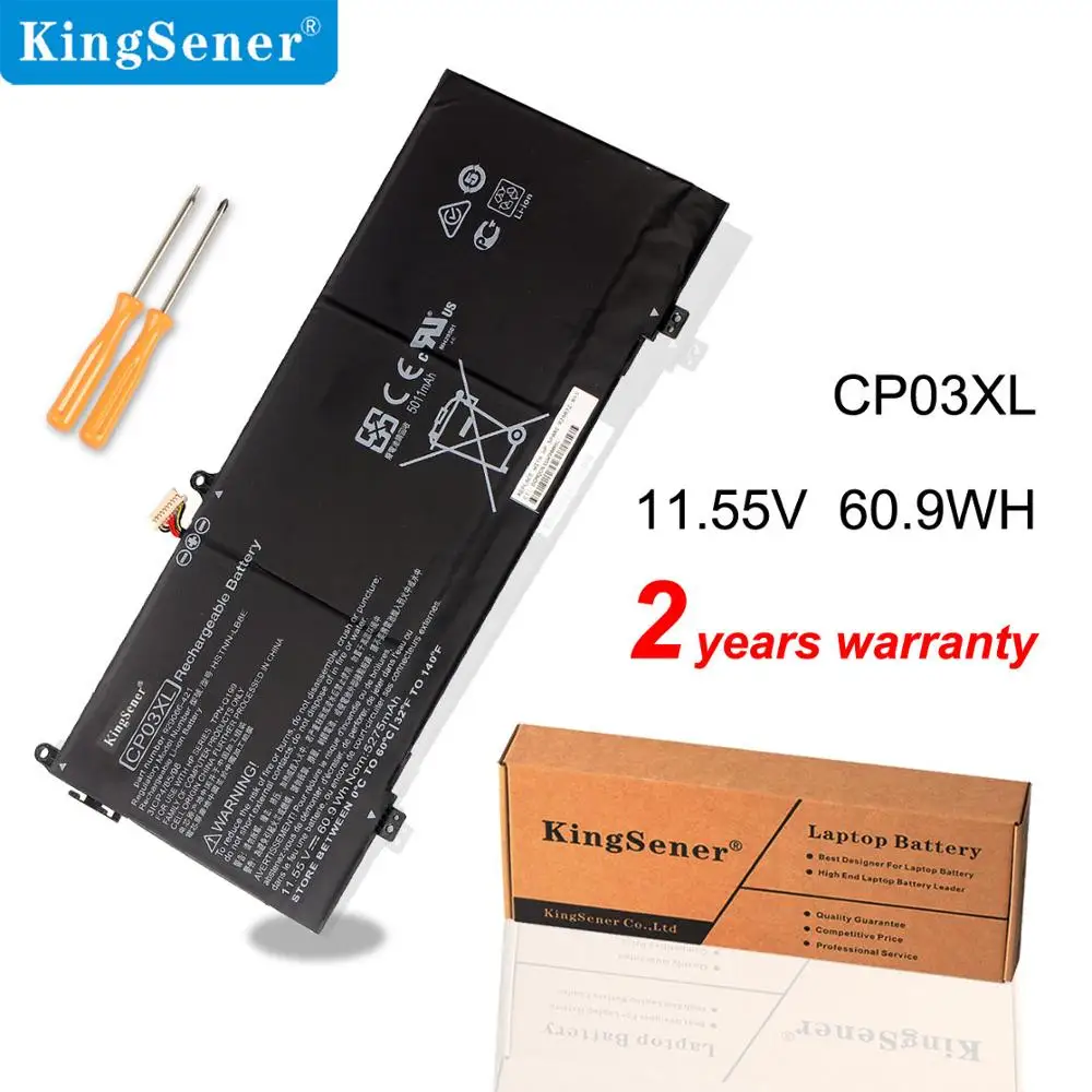 Kingsener-batería modelo CP03XL para ordenador portátil, pila para HP Spectre x360 13-ae049ng 13-ae040ng 13-ae052nr 929066-421 929072-855 HSTNN-LB8E, 11,55 V, 5275mAh
