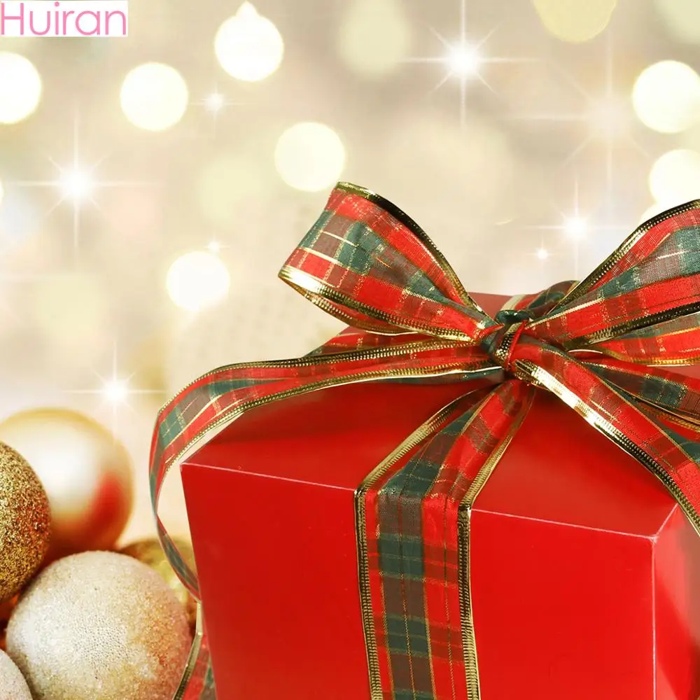 Huiran 2021 рождественские ленты Рождественские украшения для дома с утолщённой