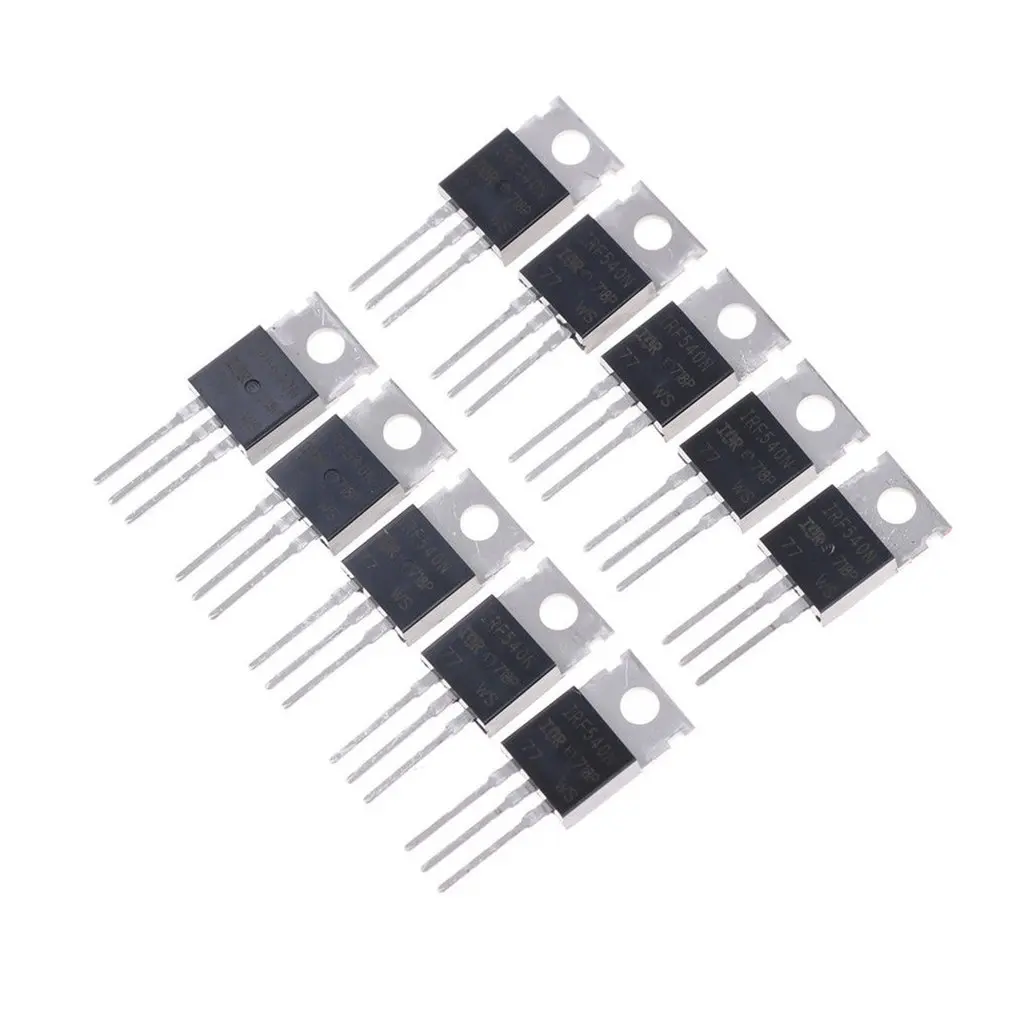 10 шт. IRF540N IRF540 TO-220 N-Channel 33A 100 в мощный MOSFET высокопроизводительный эффект трубка