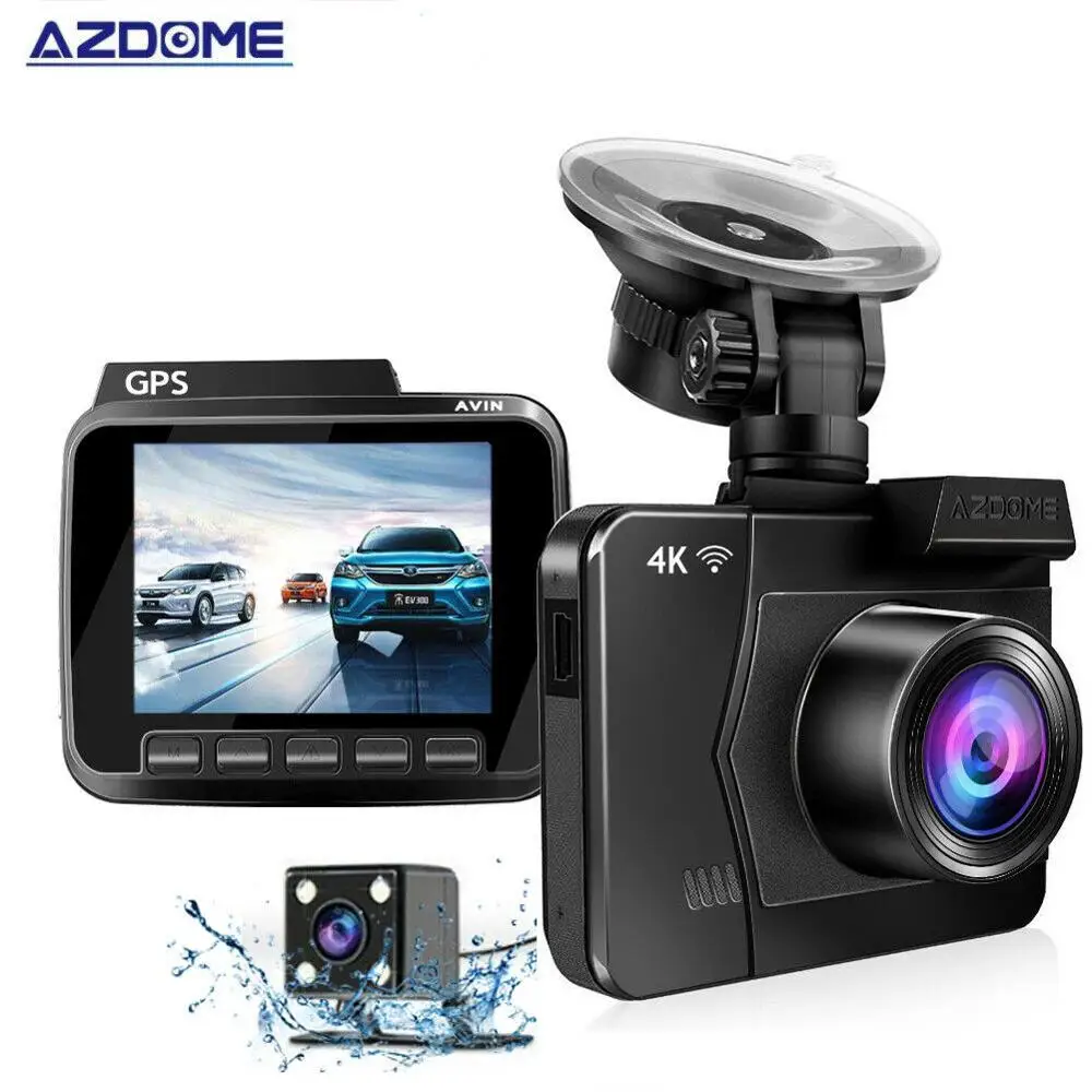 Автомобильный видеорегистратор AZDOME 2160P M06 4K 1080P 60 кадров в секунду зеркало ночного