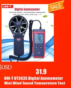 UNI-T UT333 мини-измеритель температуры и влажности внутренний наружный гигрометр с индикацией перегрузки блок преобразования ЖК-дисплей с подсветкой