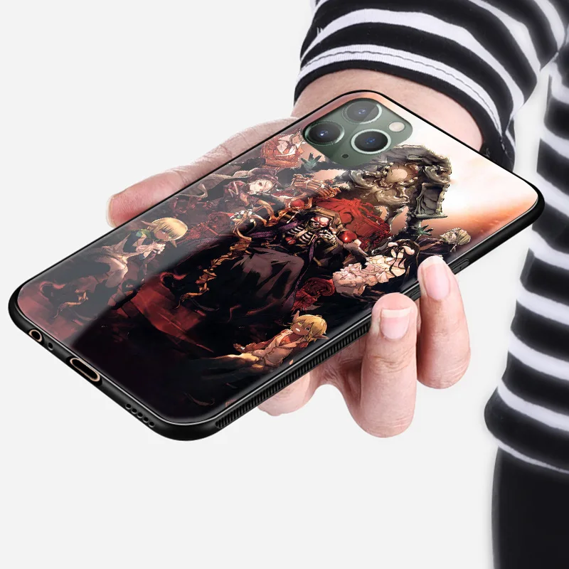 Nazarick Logo Overlord аниме мягкий силиконовый стеклянный чехол для телефона iPhone 6 6s 7 8 Plus X