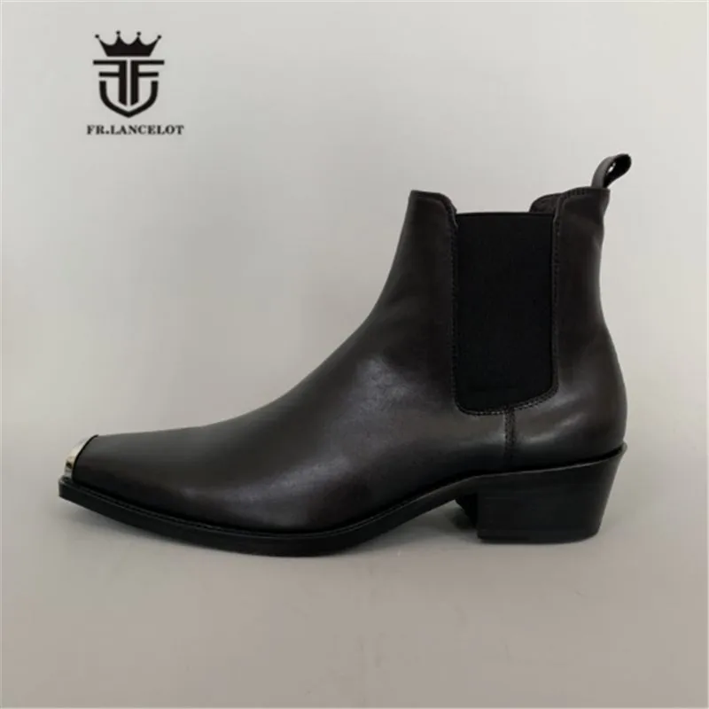 Настоящие изображения роскошные индивидуальные из натуральной кожи на танкетке