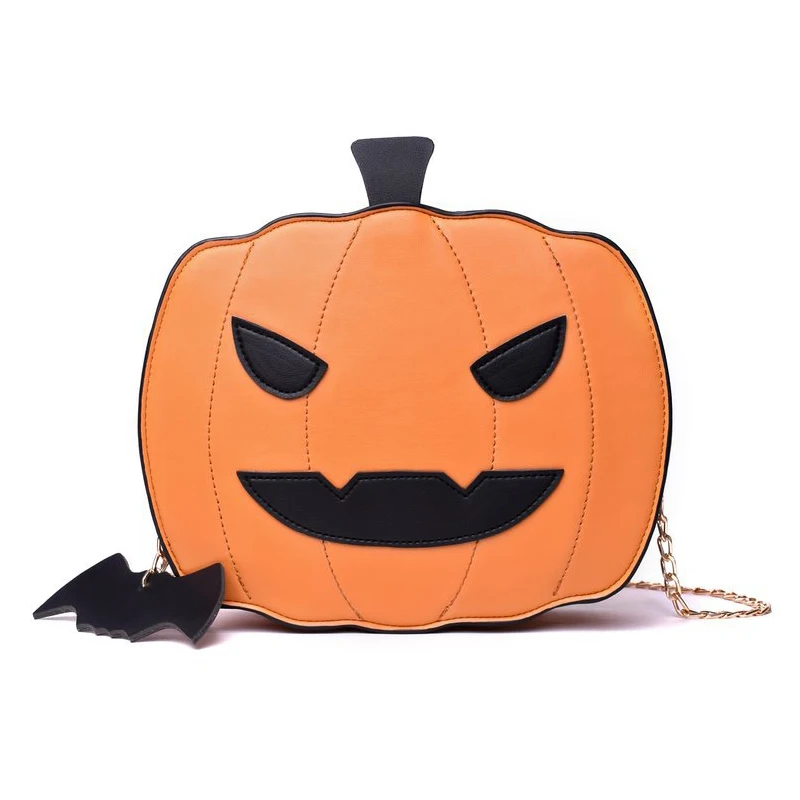 

Girls Halloween Pumpkin Shaped Demon Messenger Shoulder Bag Casual Purse Handbag Toys