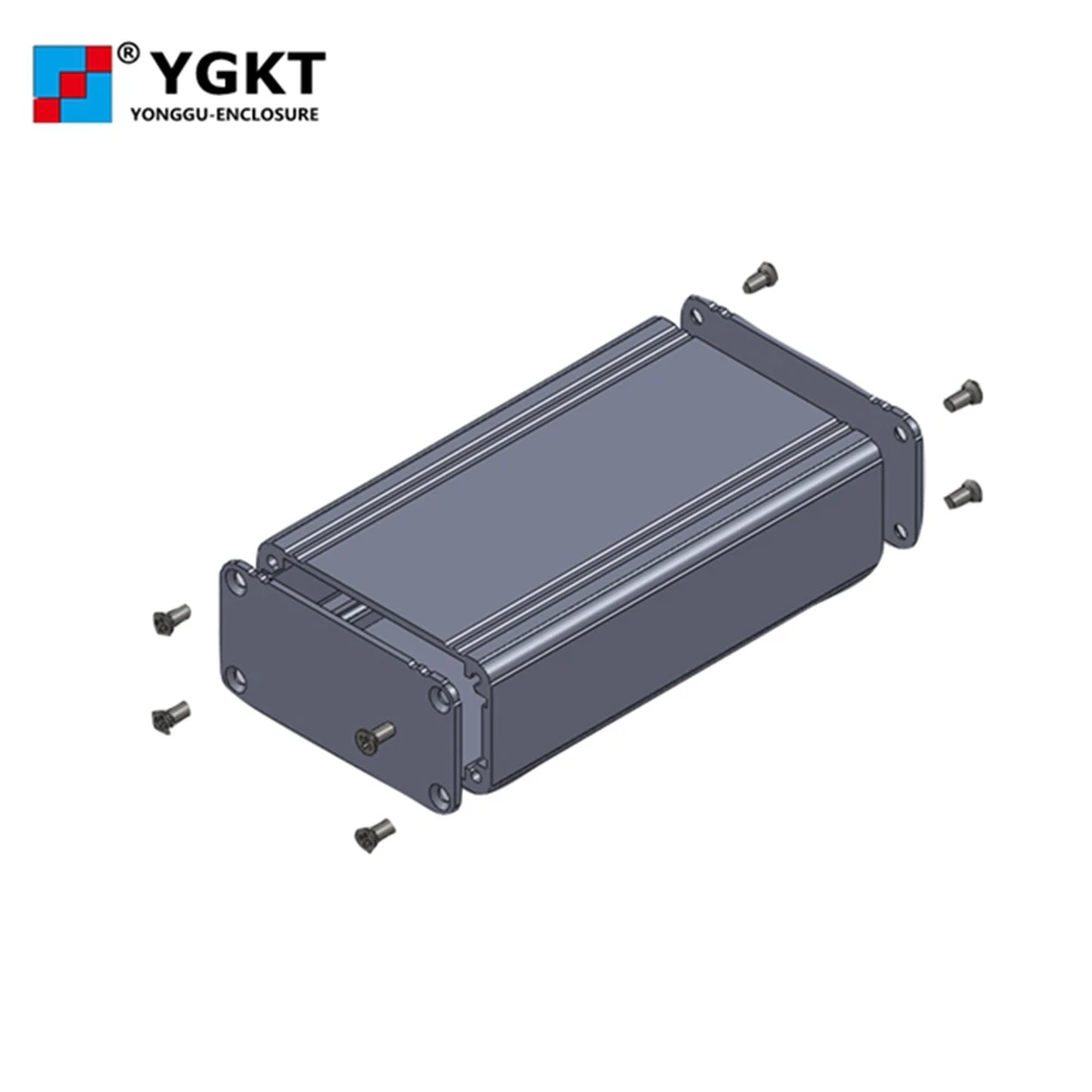 57*28*90 мм Монтажная плата инструмент алюминиевая охлаждающая коробка DIY корпус для