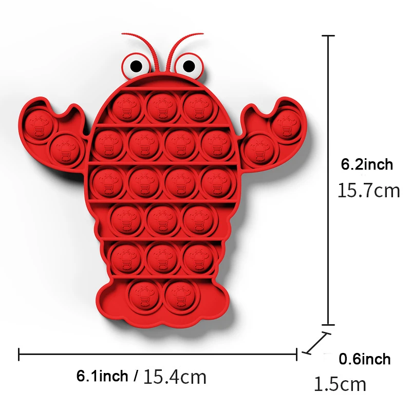 

PT95 Push Pops Bubble Sensory Toy for Adult Child Funny Anti-stress Fidget Reliver Stress