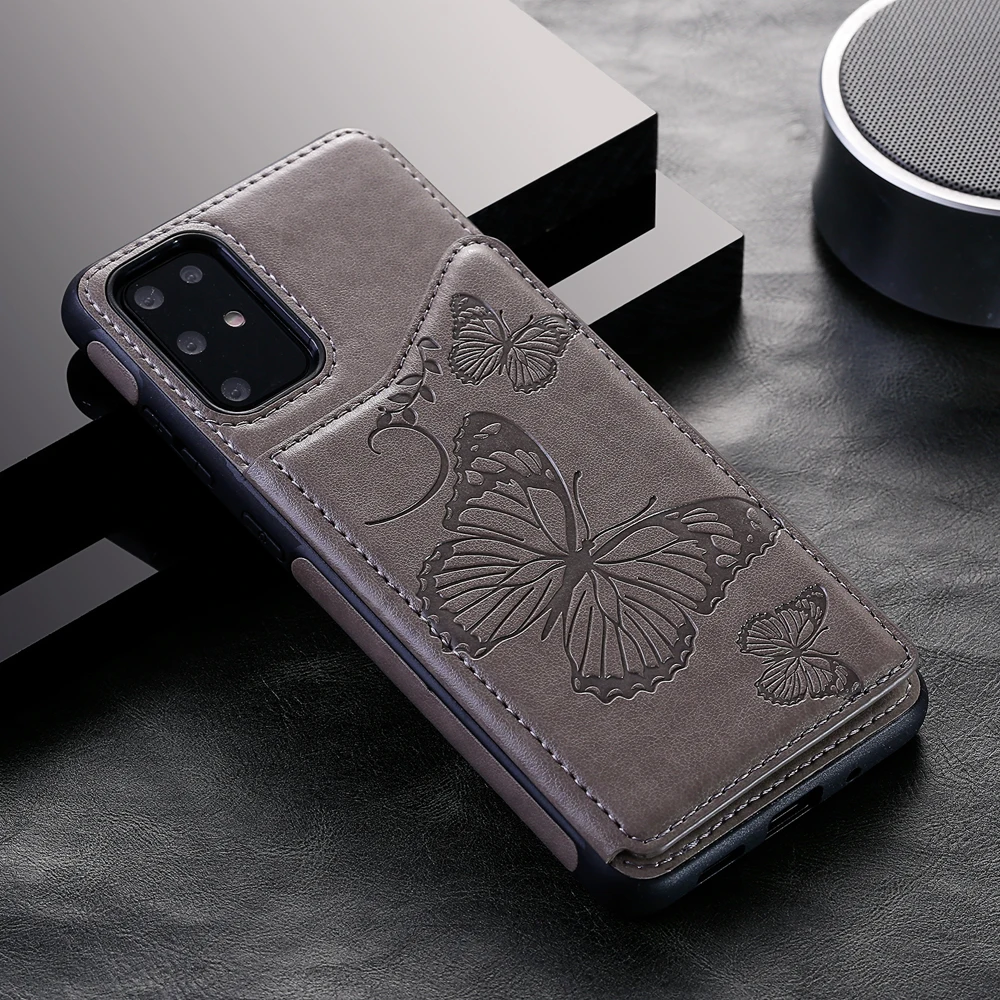 Sunjolly чехол с бабочкой для Samsung Galaxy A50 A30S A50S синие силиконовые чехлы телефонов