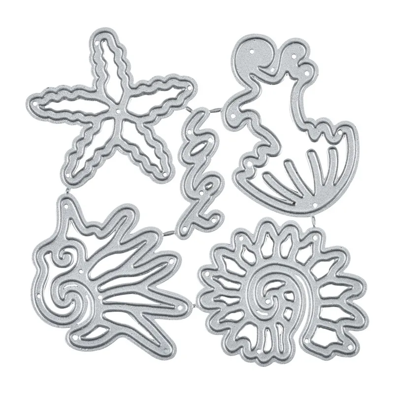 DiyArts Морская жизнь морская звезда металлическая резка штампы Новый 2019 Крафтовая