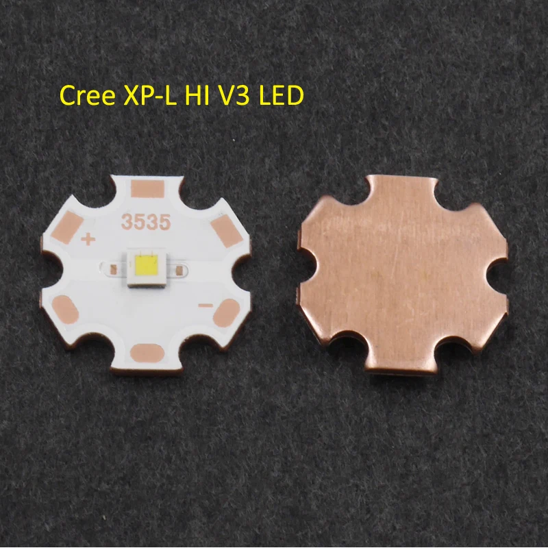 Светодиодный медный базовый Чип 16 мм 20 CREE XM L2 U3/XP L V5/HI V3 + 17 1400 мА светодиодная
