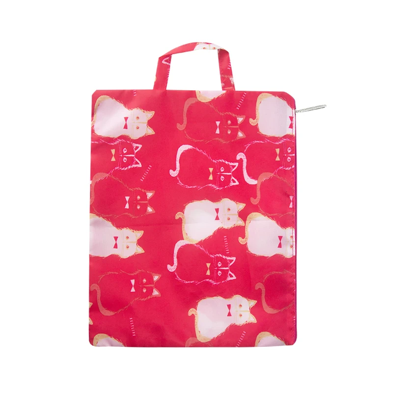 

27*33cm Cute Baby Diaper Bag Printed Waterproof Travel Maternity Small Wet Bags for Mommy Storage Stroller Bag Accessorie Wetbag