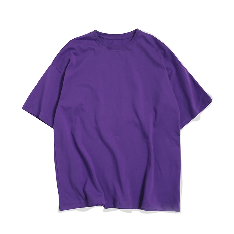 Purple LAPPSTER дропшиппинг Harajuku Твердые смешные футболки лето мужские цветные хип-хоп футболки Высокое качество хлопок белые топы тройники - Цвет: Purple
