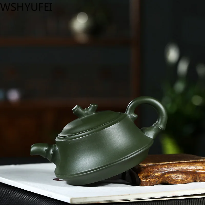 Чайник WSHYUFEI Yixing чайник из фиолетовой глины необработанная руда зеленый грязь