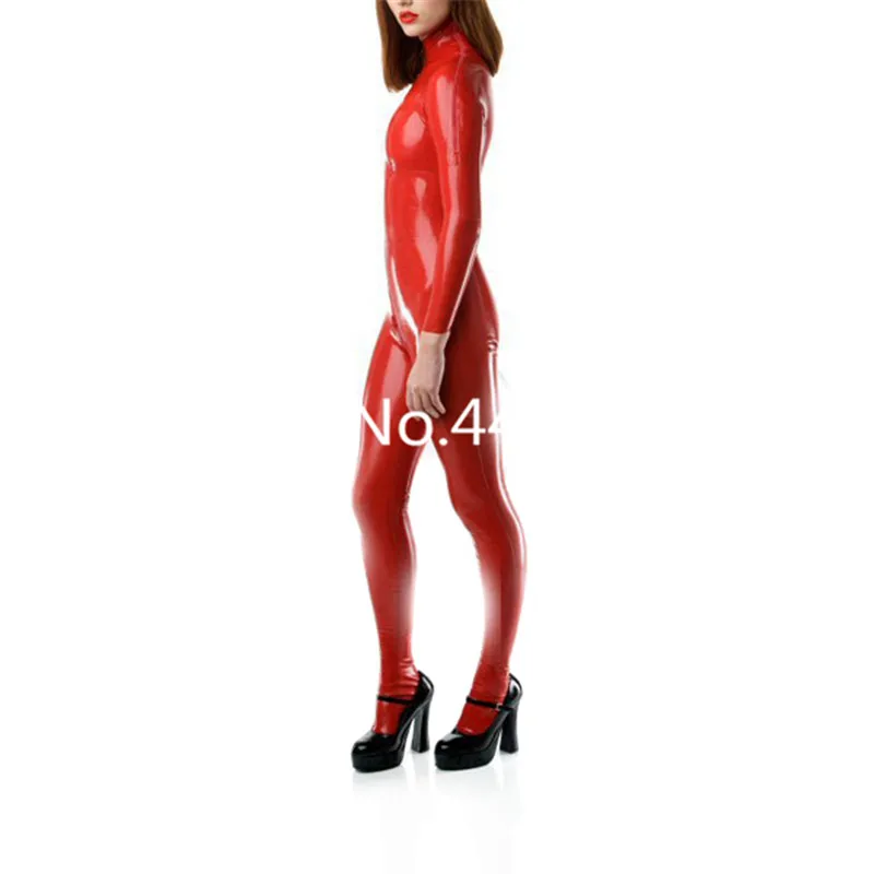 

Shoulder Zipper Latex Rubber Bodysuit Tight Sexy Latex Catsuit With Sock Glued Shoulder Zip Crotch Zip Lingerie Leotard Clothing