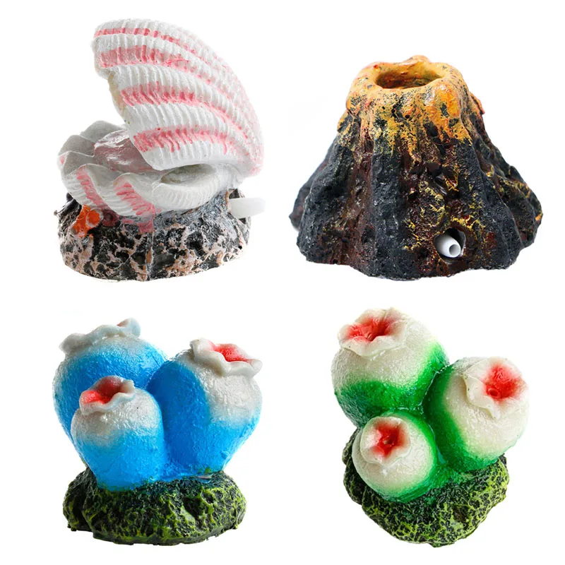 Искусственный коралловый жемчуг аквариум воздушные пузырьки украшение для