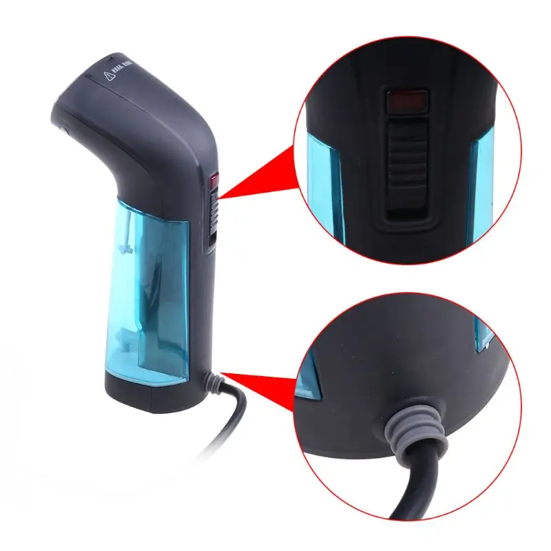 

Mini Portable Handel Steamer Steam Iron Electric Fast Heat Up for Clothes Horizontal Vertical Steaming for Home and Travel