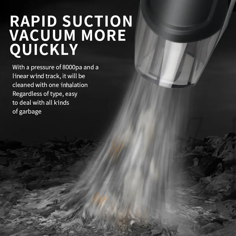 Портативный беспроводной пылесос 8000 Па | Автомобили и мотоциклы